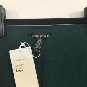 NWT Eileen Fisher washable stretch crepe pants